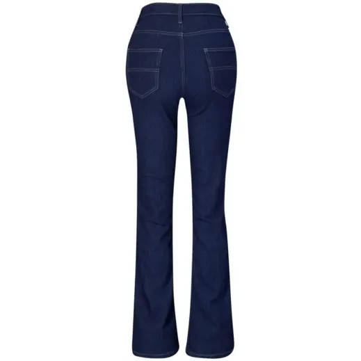 Ladies Bootleg Sierra Jeans Navy Back